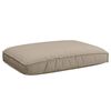 vidaXL Ensemble de Canap&eacute;s Uni 4 pcs Taupe Bois d'Acacia Massif
