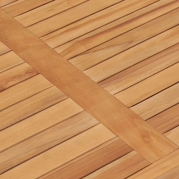 vidaXL Table de jardin 90,5x55,5x30,5 cm Bois de teck solide