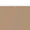 vidaXL Auvent vertical Taupe 180x1000 cm Tissu oxford