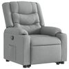 vidaXL Fauteuil inclinable Gris clair Tissu