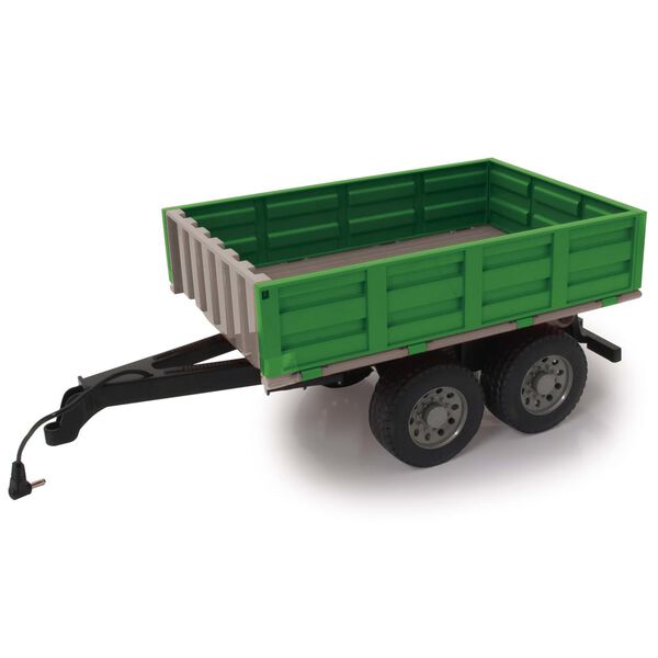 JAMARA Remorque &agrave; benne basculante t&eacute;l&eacute;command&eacute;e pour Fendt 1050 Vert