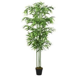 vidaXL Bambou artificiel 864 feuilles 180 cm vert