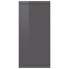 vidaXL Buffet Gris brillant 88x30x65 cm Bois d&rsquo;ing&eacute;nierie