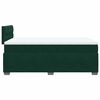vidaXL Sommier &agrave; lattes de lit avec matelas vert fonc&eacute; 120x190 cm
