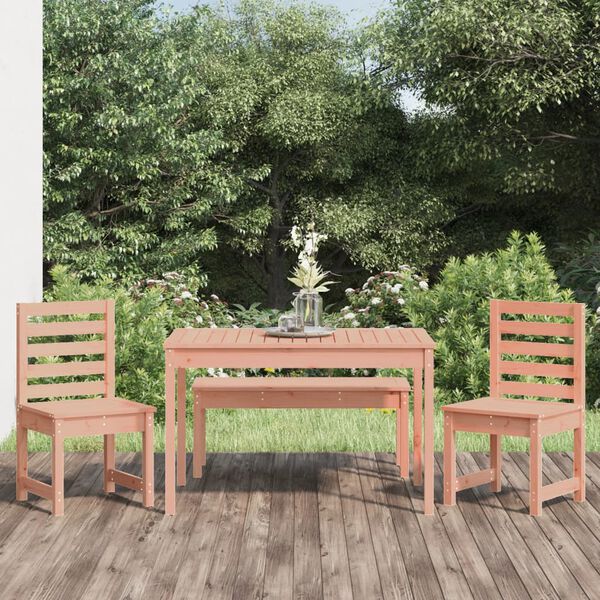 vidaXL Ensemble à manger de jardin 4 pcs bois massif Douglas
