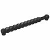 vidaXL Comptes de table de football 2 pcs Noir 30 x 2,2 x 2,9 cm