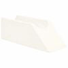 vidaXL Coussin pour les jambes Uni Blanc 68 x 25 x 21,5 cm Mousse PU