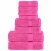 vidaXL Ensemble de serviettes de qualit&eacute; sup&eacute;rieure SOLUND 8 pcs rose