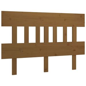 vidaXL T&ecirc;te de lit Marron miel 183,5x3x81 cm Bois massif de pin