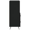 vidaXL Buffet Noir 34,5x34x90 cm Bois d'ing&eacute;nierie