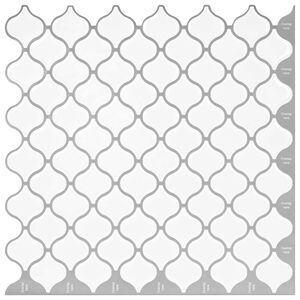 vidaXL Carreau Lanterne 10 pcs Blanc 27 x 27 cm Polyur&eacute;thane et PET