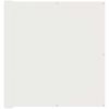 vidaXL &Eacute;cran de balcon Blanc 110 x 500 cm Tissu Oxford