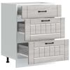 vidaXL Armoire de cuisine Lucca sonoma gris bois ing&eacute;nierie