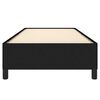 vidaXL Cadre de lit sans matelas noir 90x190 cm tissu