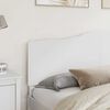 vidaXL T&ecirc;te de lit Blanc 180 cm Bois d'ing&eacute;nierie