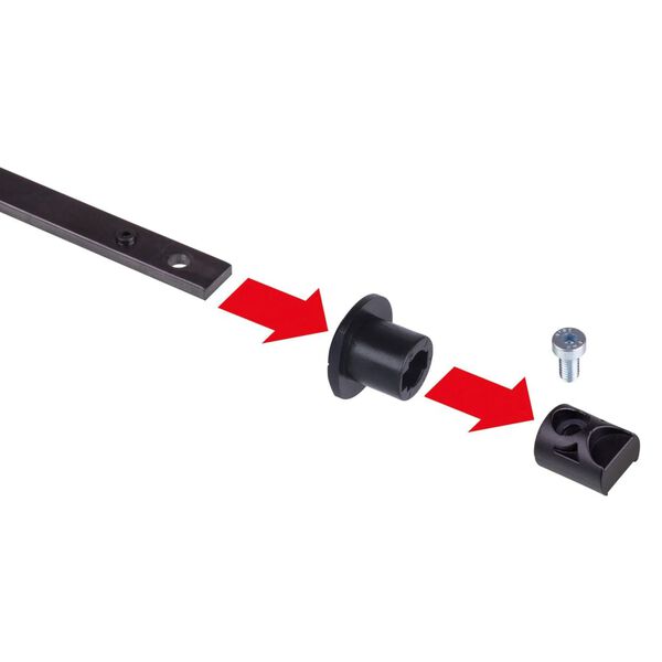 wolfcraft Pince de table de travail PRO 65-150-W Noir et vert