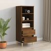 vidaXL Buffet haut Ch&ecirc;ne marron 40x36x110 cm Bois d'ing&eacute;nierie
