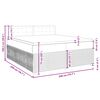 vidaXL Sommier &agrave; lattes de lit et matelas Vert fonc&eacute; 200x200cm Velours