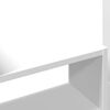 vidaXL Organisateur de bureau blanc 38,5x17x39 cm bois d'ing&eacute;nierie