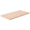 vidaXL Panneau d'&eacute;tag&egrave;re 40x20x1,5 cm Bois de ch&ecirc;ne massif non trait&eacute;