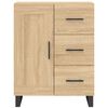 vidaXL Buffet haut Ch&ecirc;ne sonoma 69,5x34x180 cm Bois d'ing&eacute;nierie
