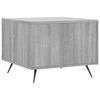 vidaXL Table basse Sonoma gris 50x50x40 cm Bois d'ing&eacute;nierie