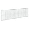 vidaXL Panier gabion avec couvercle 700x50x200 cm fer galvanis&eacute;