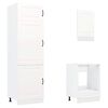 vidaXL Ensemble d'armoires cuisine 7pcs Kalmar blanc bois d'ing&eacute;nierie