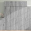 vidaXL Armoire de rangement sonoma gris 80x42,5x225 cm