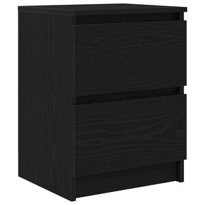vidaXL Meuble TV noir 40x35x54 cm bois d'ing&eacute;nierie