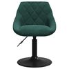 vidaXL Tabouret de bar Vert foncé Velours