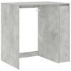 vidaXL Armoire pour machine &agrave; laver Gris b&eacute;ton 87 x 60 x 89 cm