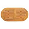 vidaXL Plateau de table Huile Naturelle 80 x 40 x 2 cm