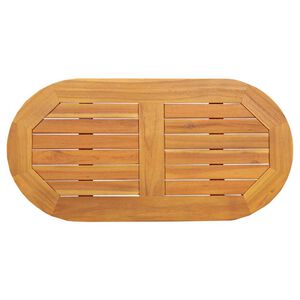 vidaXL Plateau de table Huile Naturelle 80 x 40 x 2 cm