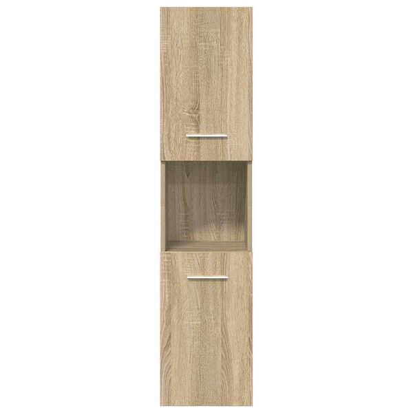 vidaXL Ensemble de meubles de salle de bain 5 pcs ch&ecirc;ne sonoma