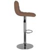 vidaXL Tabourets de bar lot de 2 marron tissu