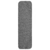vidaXL Tapis d'escalier antid&eacute;rapants 15pcs 75x20cm Gris Rectangulaire