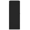 vidaXL Armoire murale noir 69,5x34x90 cm bois d'ing&eacute;nierie