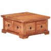 vidaXL Table basse 66x70x35 cm Bois solide d'acacia