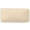 vidaXL Coussin Beige 80 x 40 x 12 cm Tissu Oxford