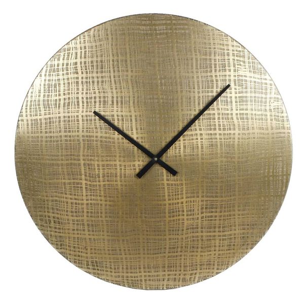 Gifts Amsterdam Horloge murale Zurich L M&eacute;tal Dor&eacute; 55 cm
