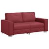 vidaXL Canap&eacute; deux places Bordeaux 180 cm Simili cuir