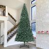 vidaXL Arbre de No&euml;l artificiel pr&eacute;-&eacute;clair&eacute; avec ensemble de boules
