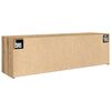 vidaXL Armoire murale de bain ch&ecirc;ne artisanal bois d'ing&eacute;nierie