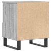 vidaXL Table de chevet sonoma gris 40x35x50 cm bois d&rsquo;ing&eacute;nierie