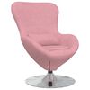 vidaXL Fauteuil &oelig;uf Rose Velours