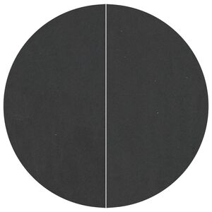 vidaXL Tapis de piscine &Oslash; 244 cm (1 mm) Rond Tissu non tiss&eacute; Noir