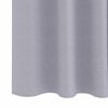vidaXL Rideaux occultants avec anneaux 2 pcs Gris m&eacute;tal 175 x 140 cm