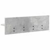 vidaXL Porte-manteau mural Montage mural Gris b&eacute;ton 60 x 10,5 x 18 cm