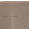 vidaXL Banc Taupe 100x35x41 cm Tissu microfibre